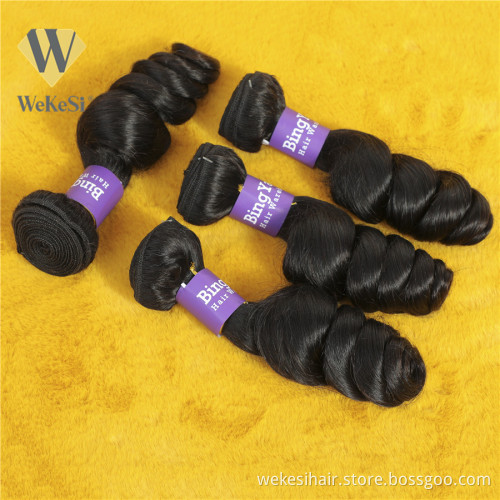 Wholesale Perruque Cheveux Humain Tissage Bresilienne 100 Human Hair Weaving Straight Hair Bundles
